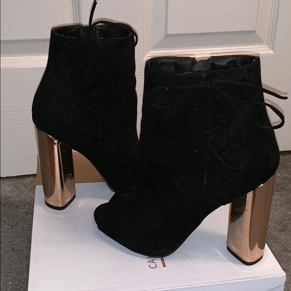 Peeptoe Ankle Bootie